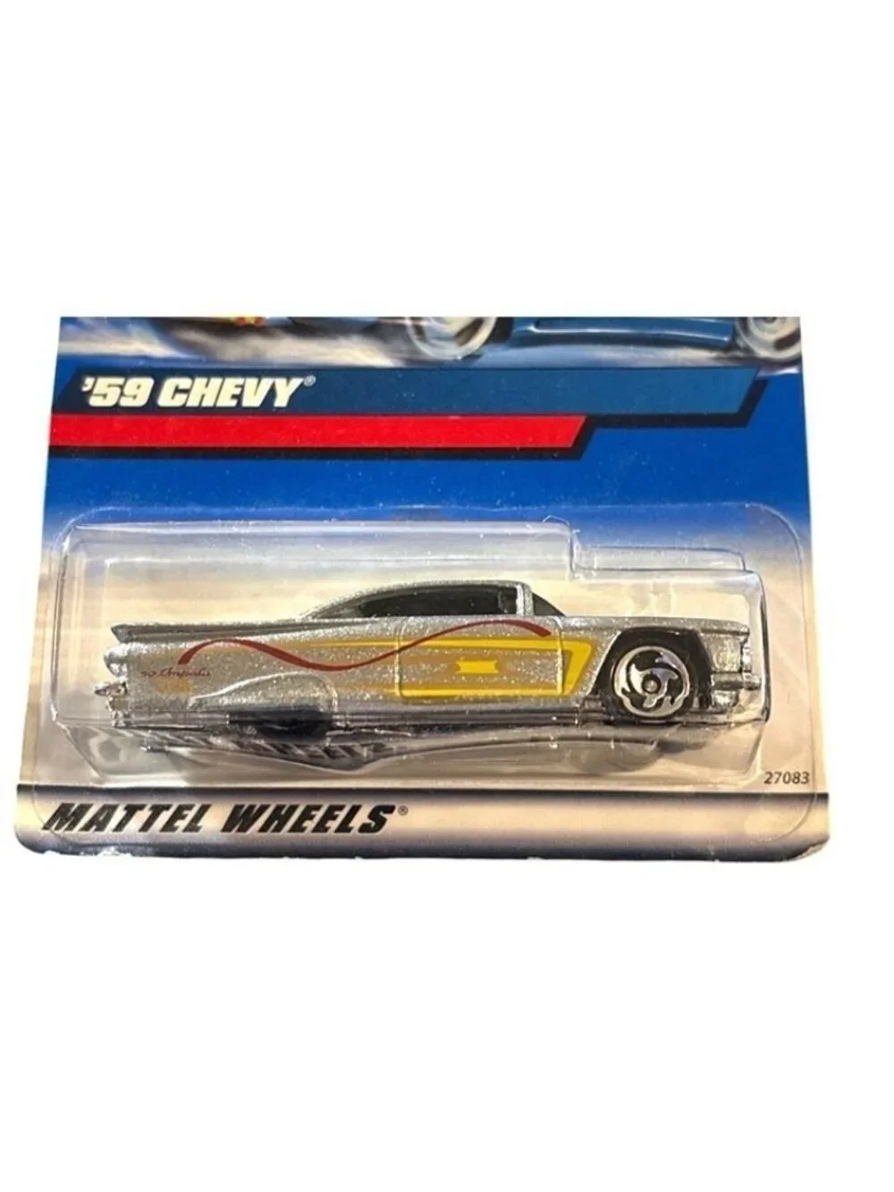 Vintage Die Cast Hot Wheels 59 Chevy Car Collectible Sealed 1:64 Multi-Color 270